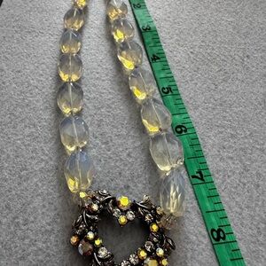 Vanity aurora borealis heart necklace